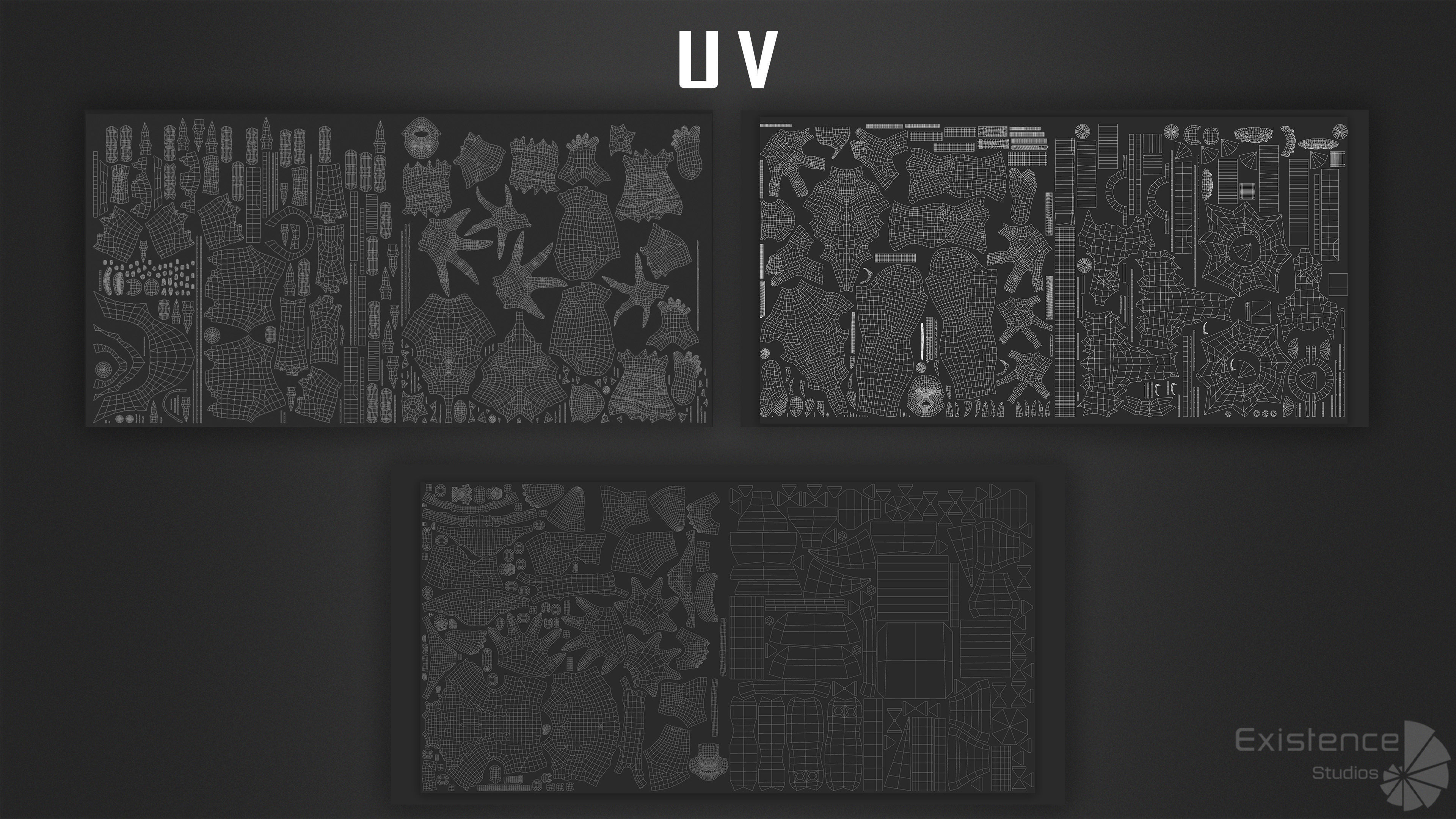 Monster Creature Pack 1 - Stylized Devils - Ghoul Demon - 64 3D Model Collection_20