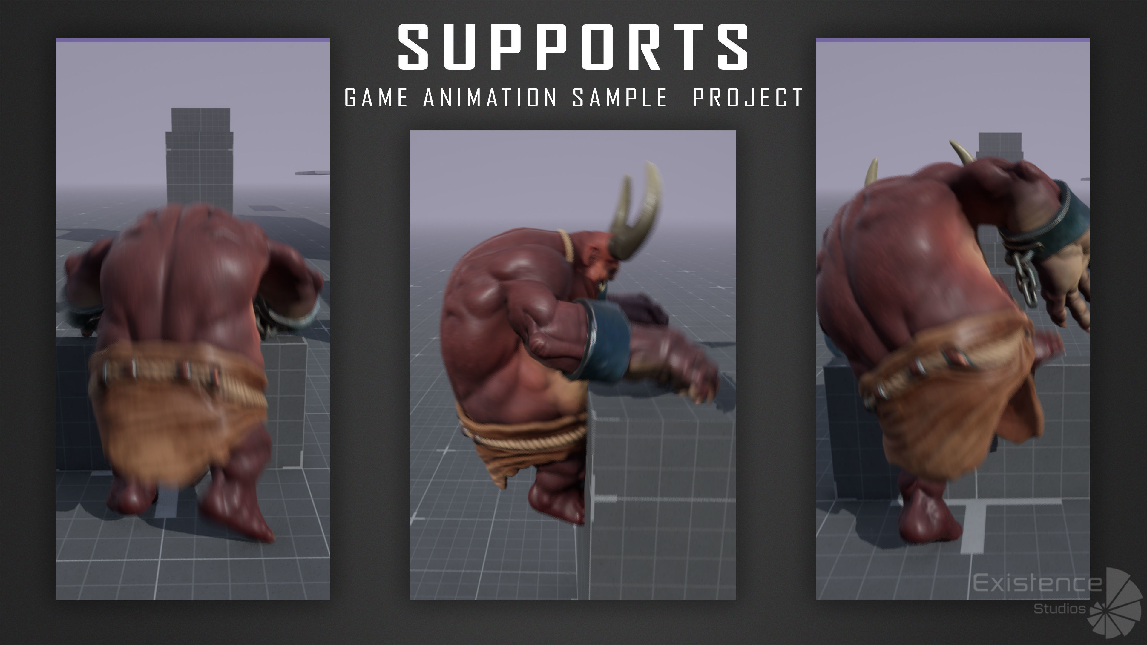 Monster Creature Pack 1 - Stylized Devils - Ghoul Demon - 64 3D Model Collection_30