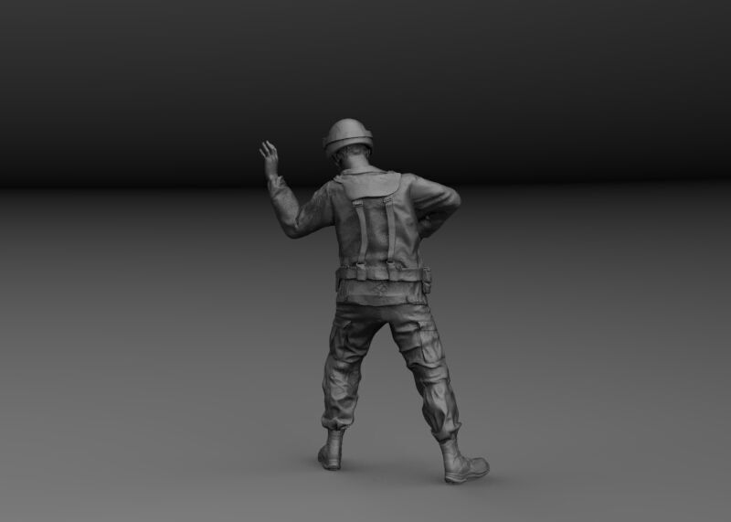 US MARINE DESERT STORM V5 3D print model_1