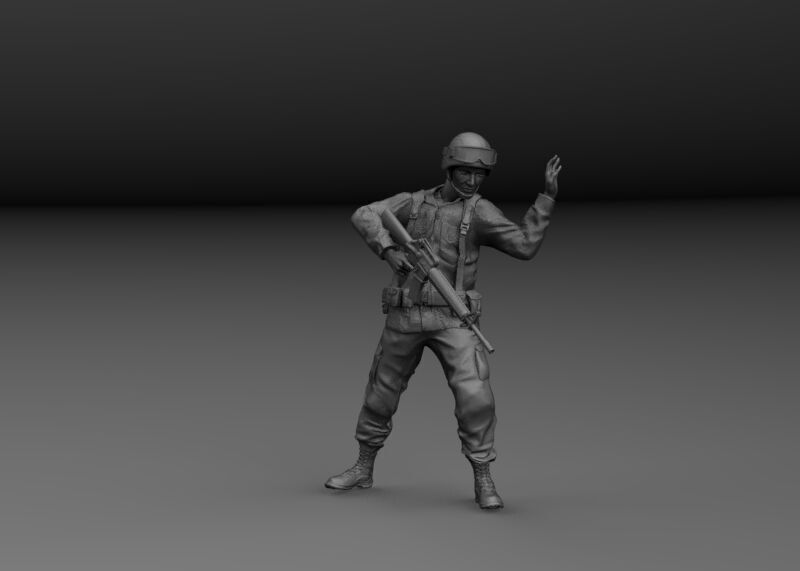 US MARINE DESERT STORM V5 3D print model_2