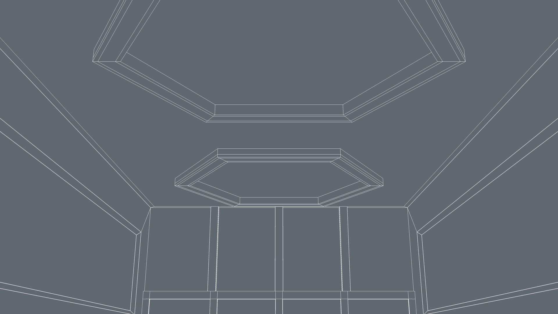 Sci Fi Room Low-poly 3D model_11