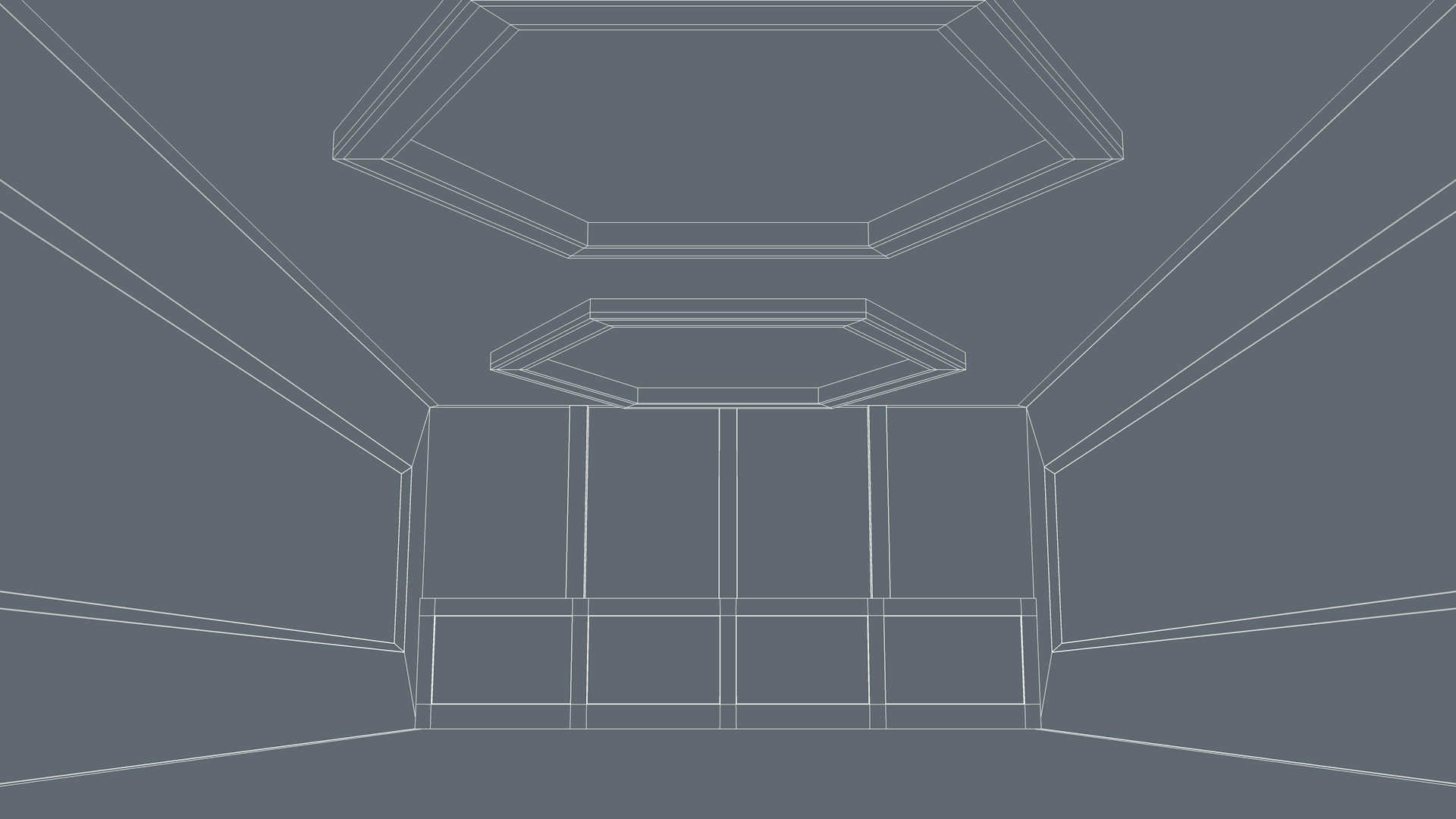 Sci Fi Room Low-poly 3D model_7