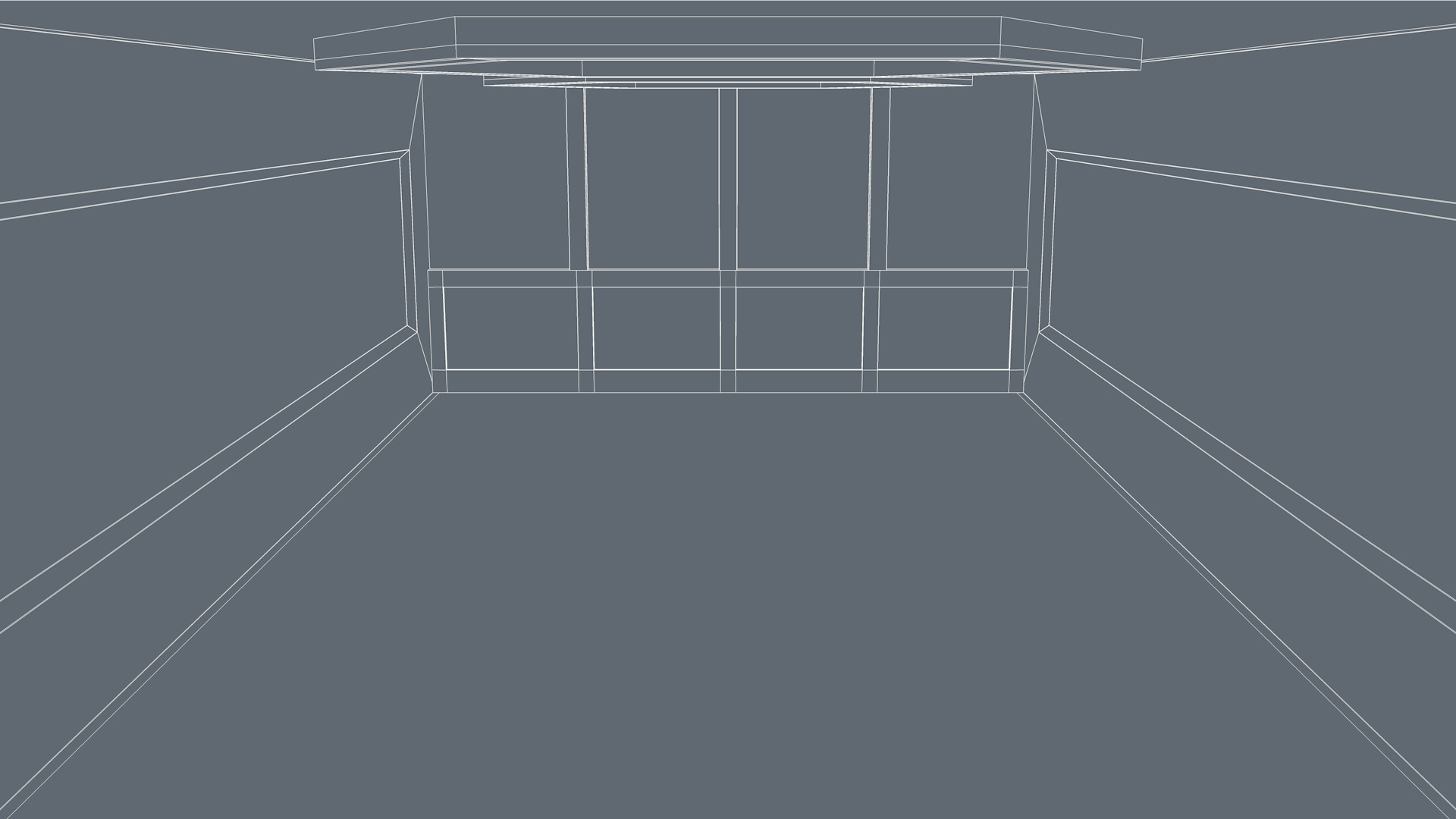 Sci Fi Room Low-poly 3D model_8