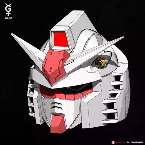 RX78-2 GUNDAM CAT - Helmet 3D print model