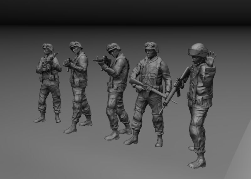 US 5 MARINES DESERT STORM 3D print model_3