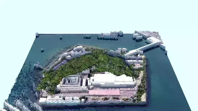 Mikimoto Pearl Island 3D model
