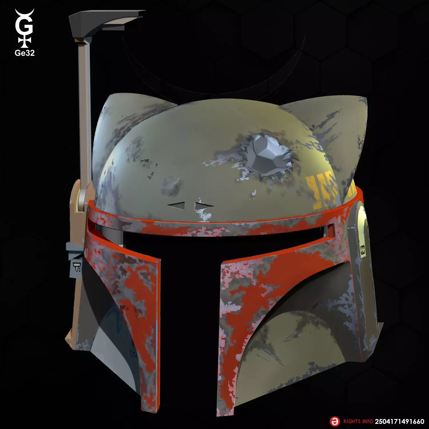 BOBA FETT CAT - Helmet 3D print model_0