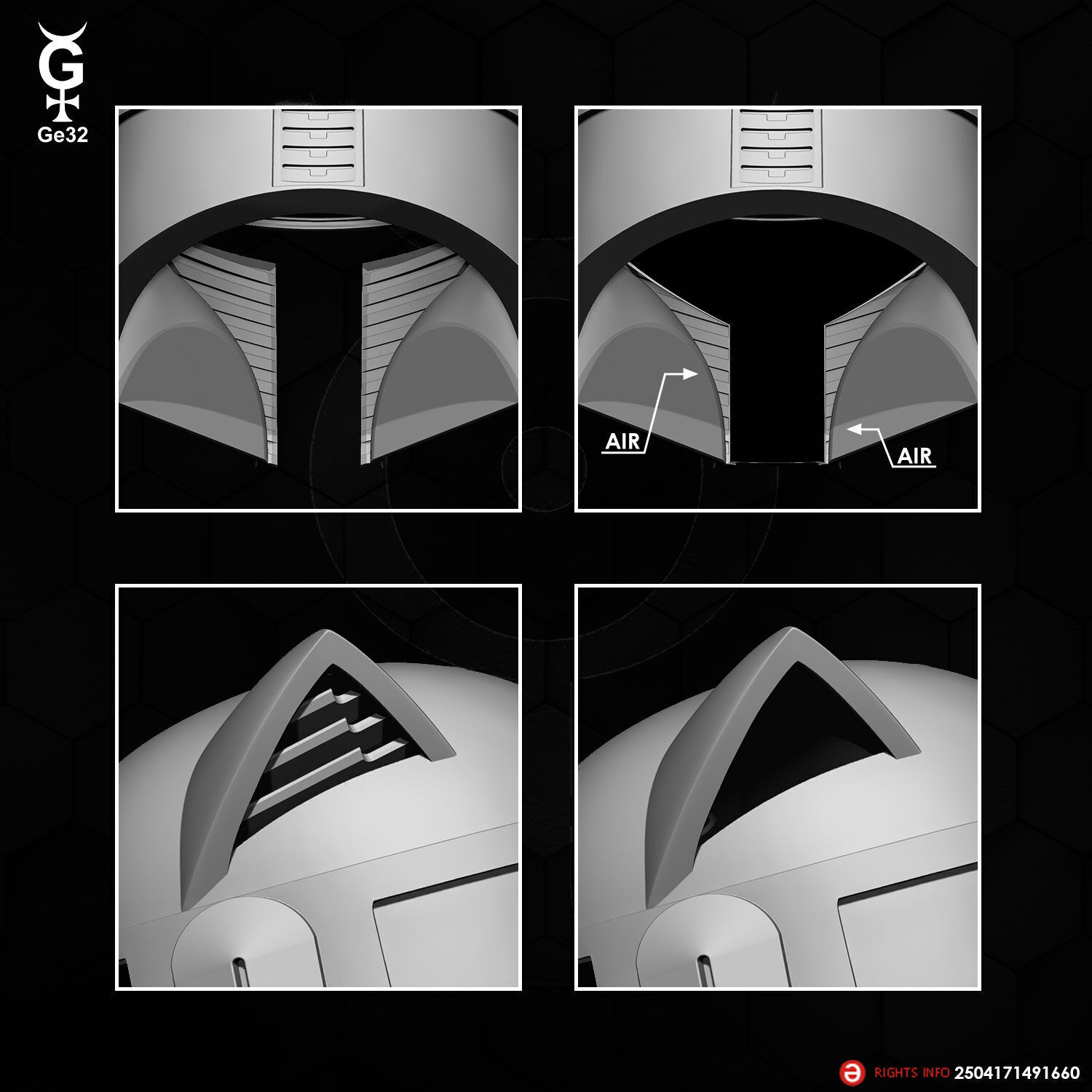 BOBA FETT CAT - Helmet 3D print model_6