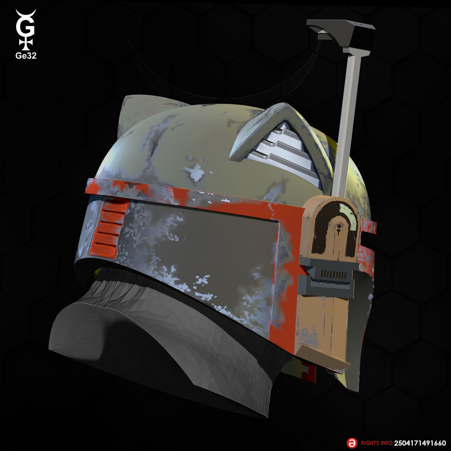 BOBA FETT CAT - Helmet 3D print model_5