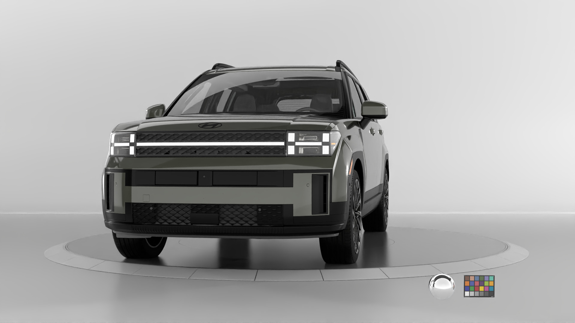 Hyundai Santa Fe 2024 -photoreal-Rigged and Render Ready 3D model_3