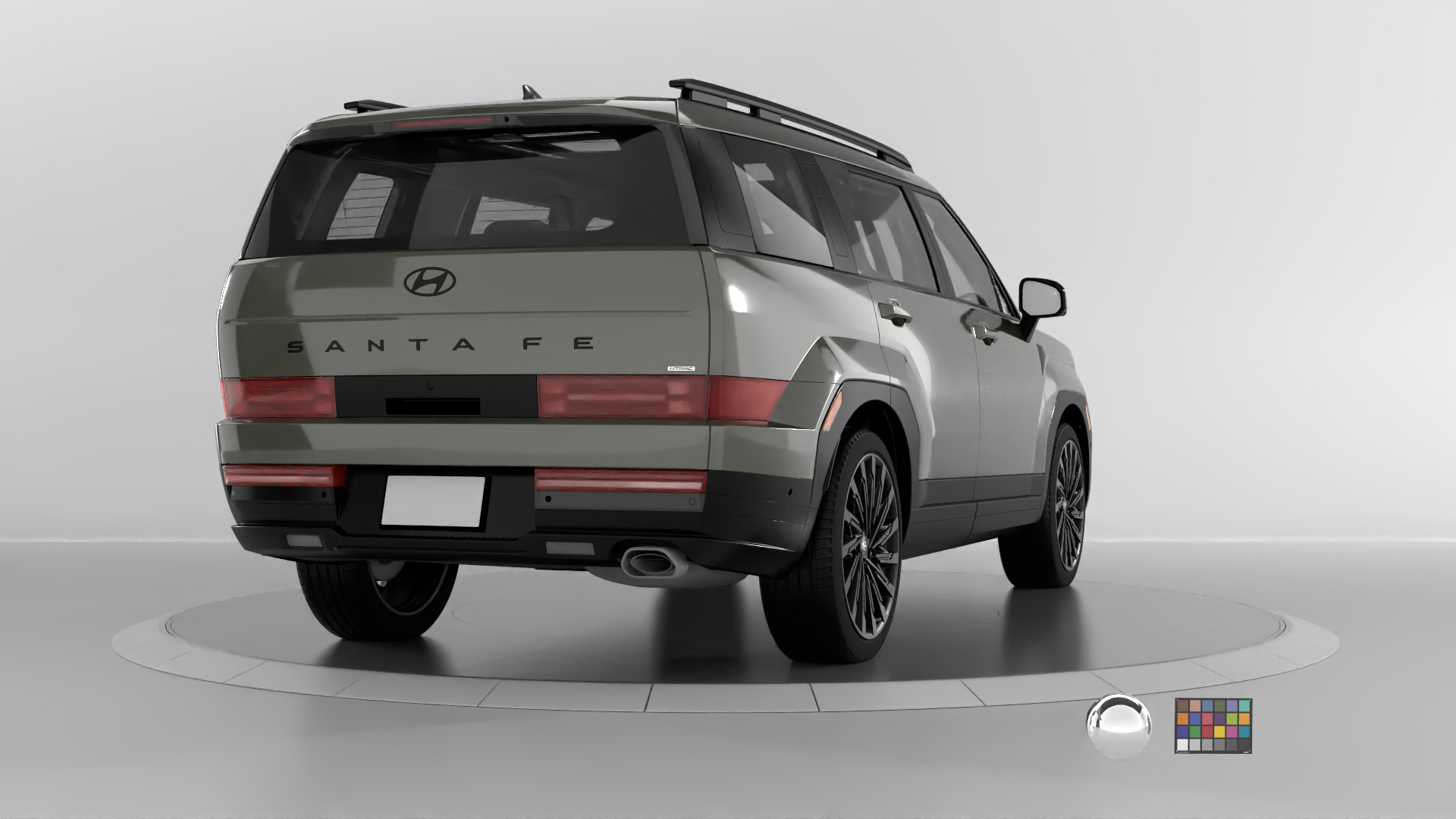 Hyundai Santa Fe 2024 -photoreal-Rigged and Render Ready 3D model_6