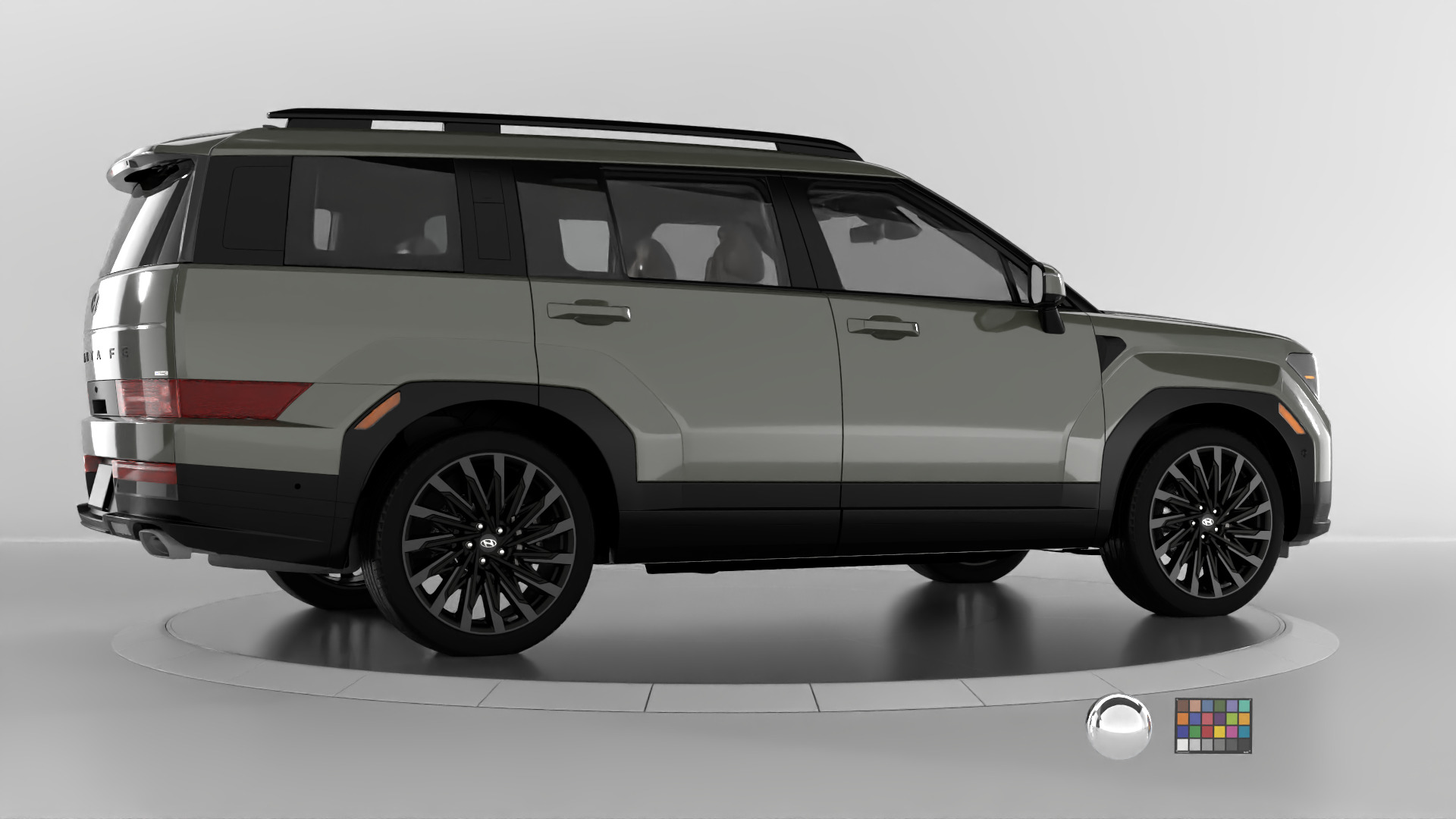 Hyundai Santa Fe 2024 -photoreal-Rigged and Render Ready 3D model_5