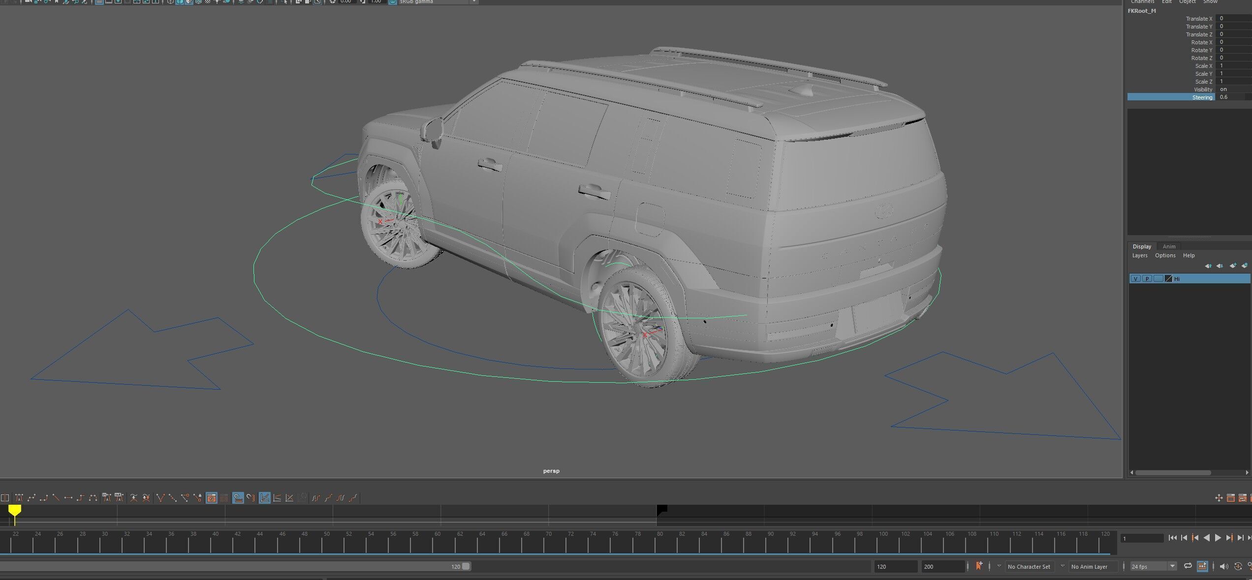 Hyundai Santa Fe 2024 -photoreal-Rigged and Render Ready 3D model_20