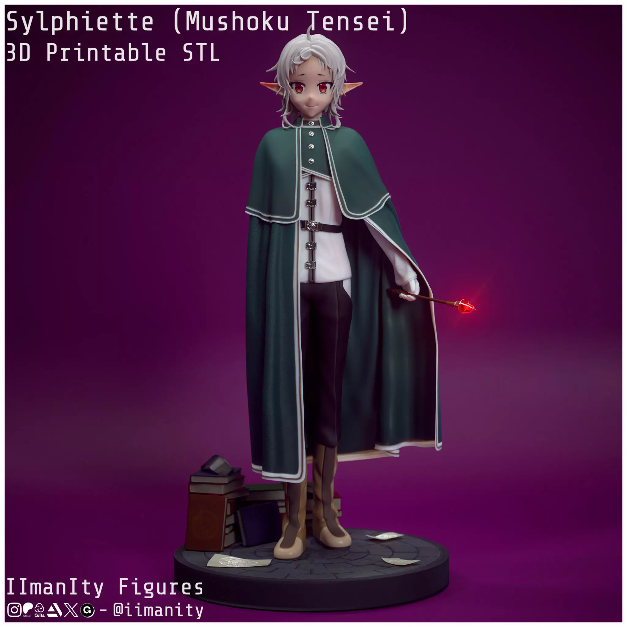 Sylphiette - Mushoku Tensei 3D print model_0