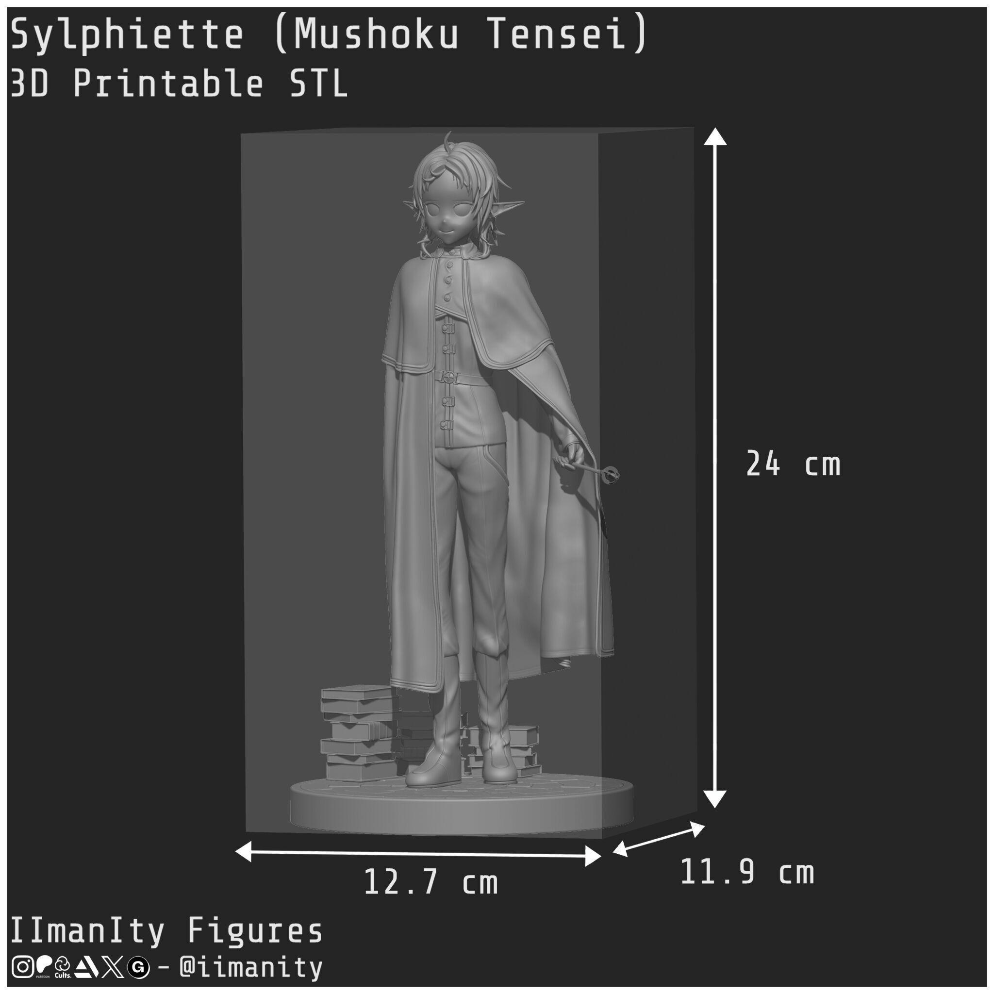 Sylphiette - Mushoku Tensei 3D print model_6