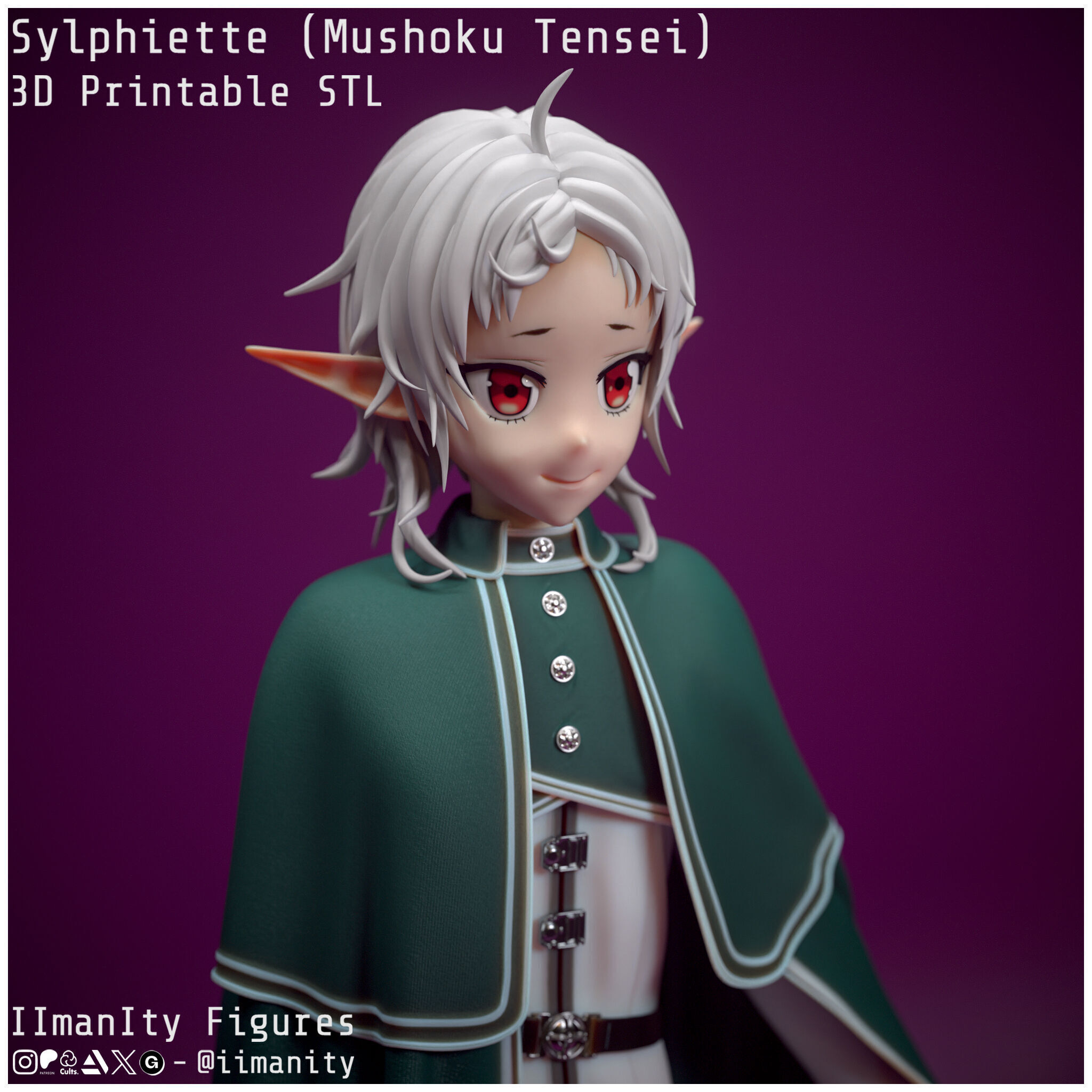 Sylphiette - Mushoku Tensei 3D print model_3
