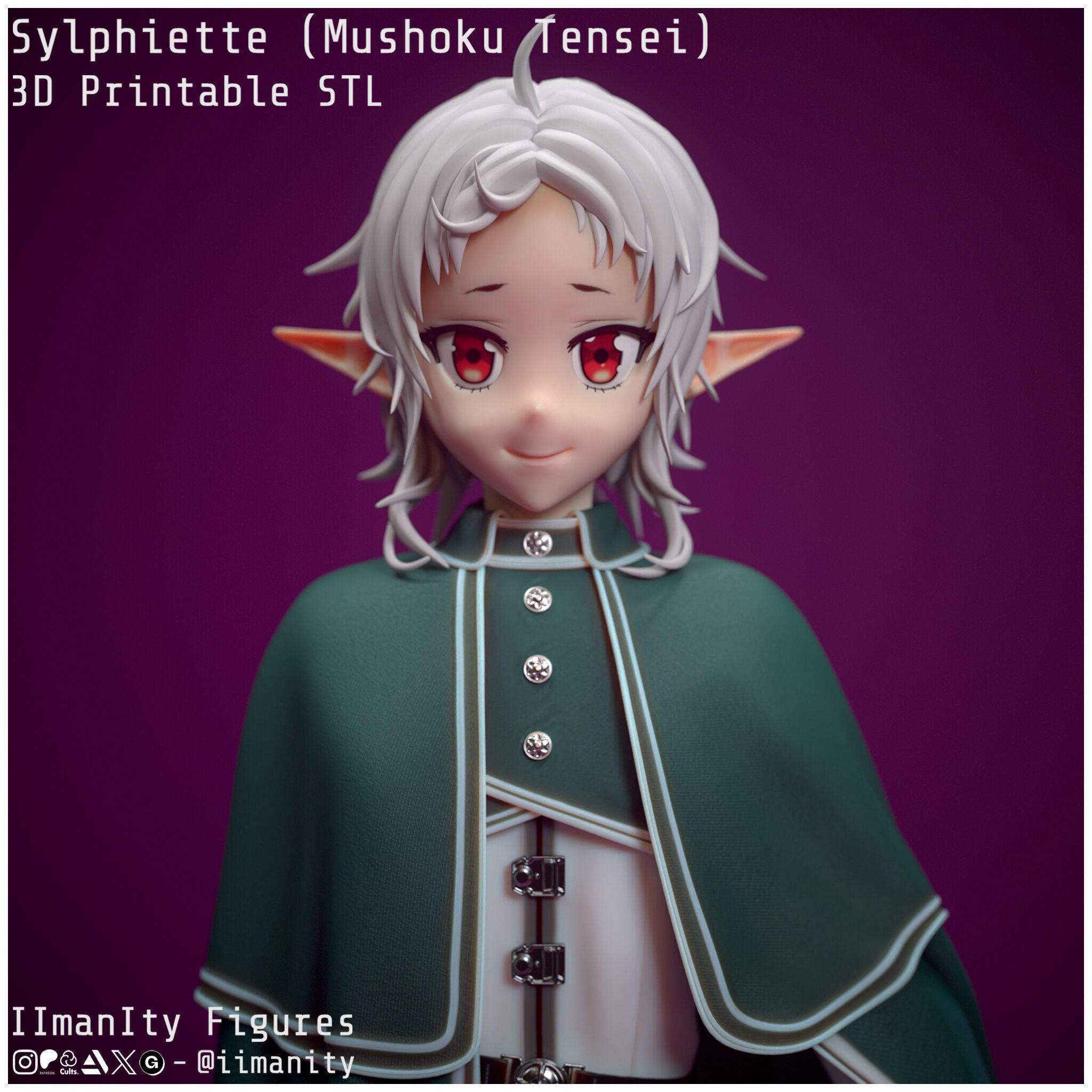 Sylphiette - Mushoku Tensei 3D print model_2