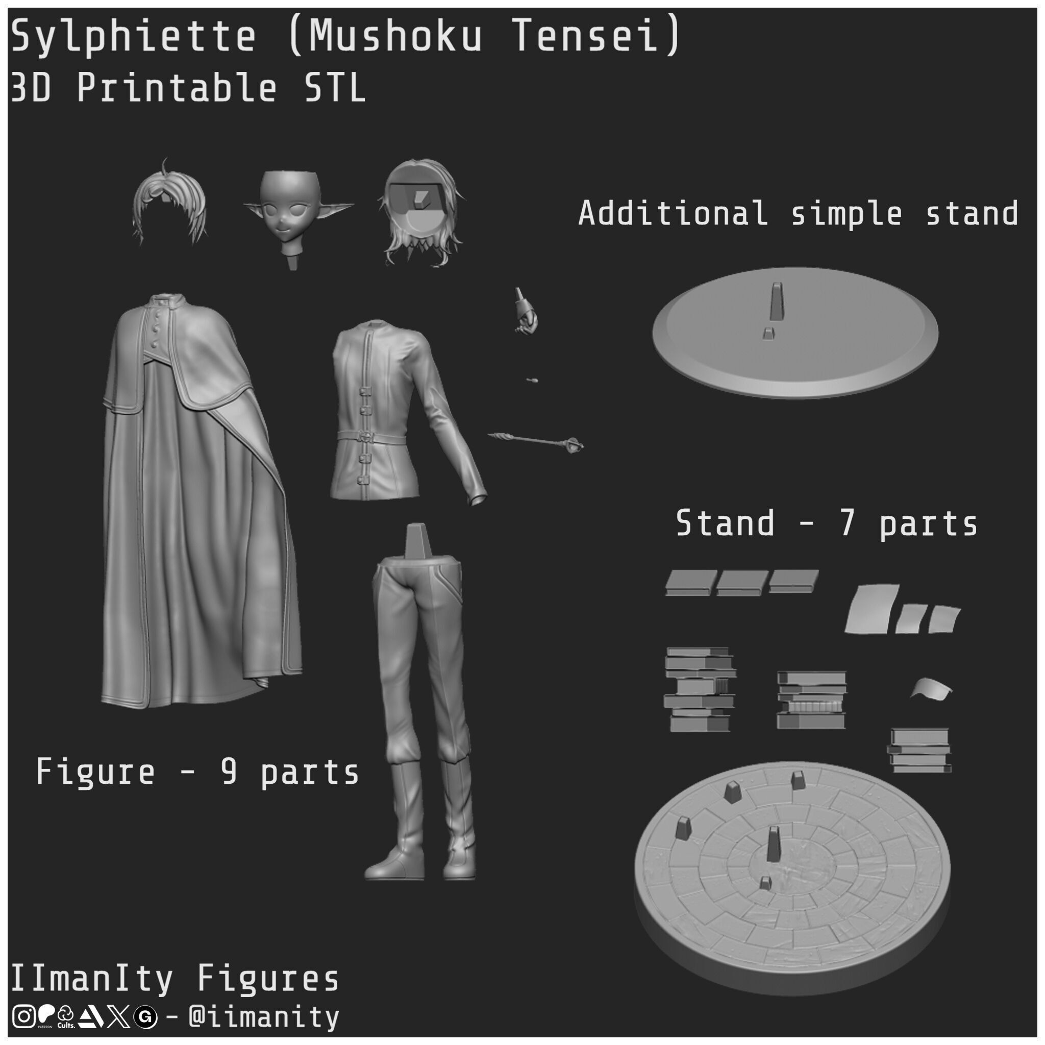Sylphiette - Mushoku Tensei 3D print model_5