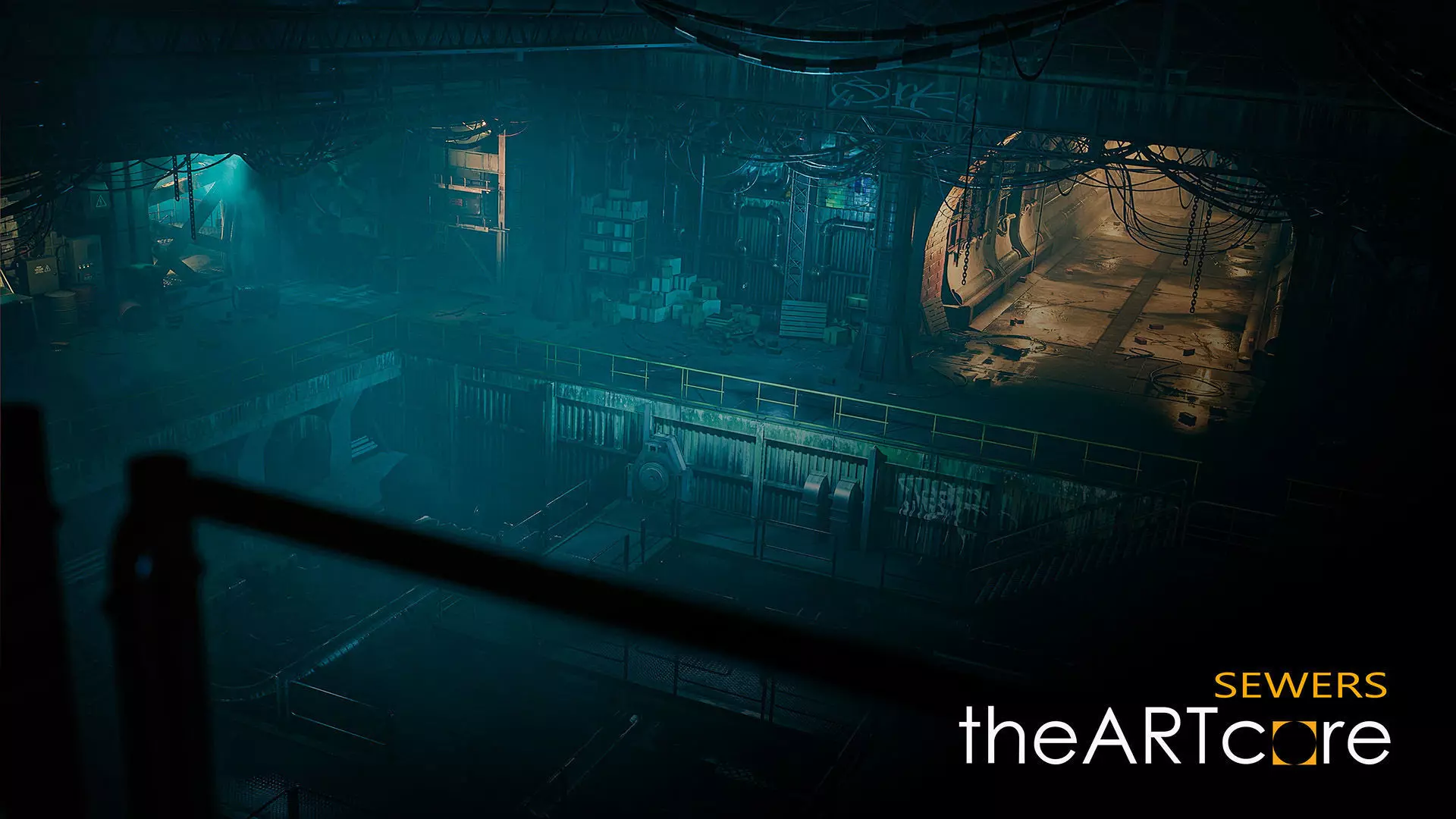 Sewers Environment Kit UE5 Low-poly 3D model