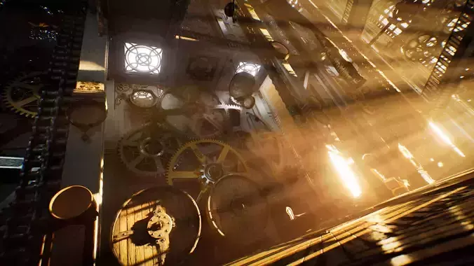 Steampunk Clocktower Environment Kit - UE5