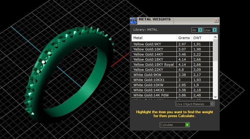 Engagement Ring and Band 3D print model_14