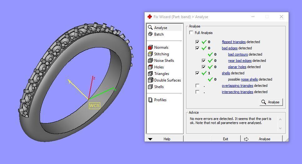 Engagement Ring and Band 3D print model_18
