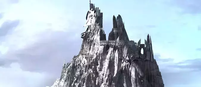 Mount Olympus Mountain snow version 