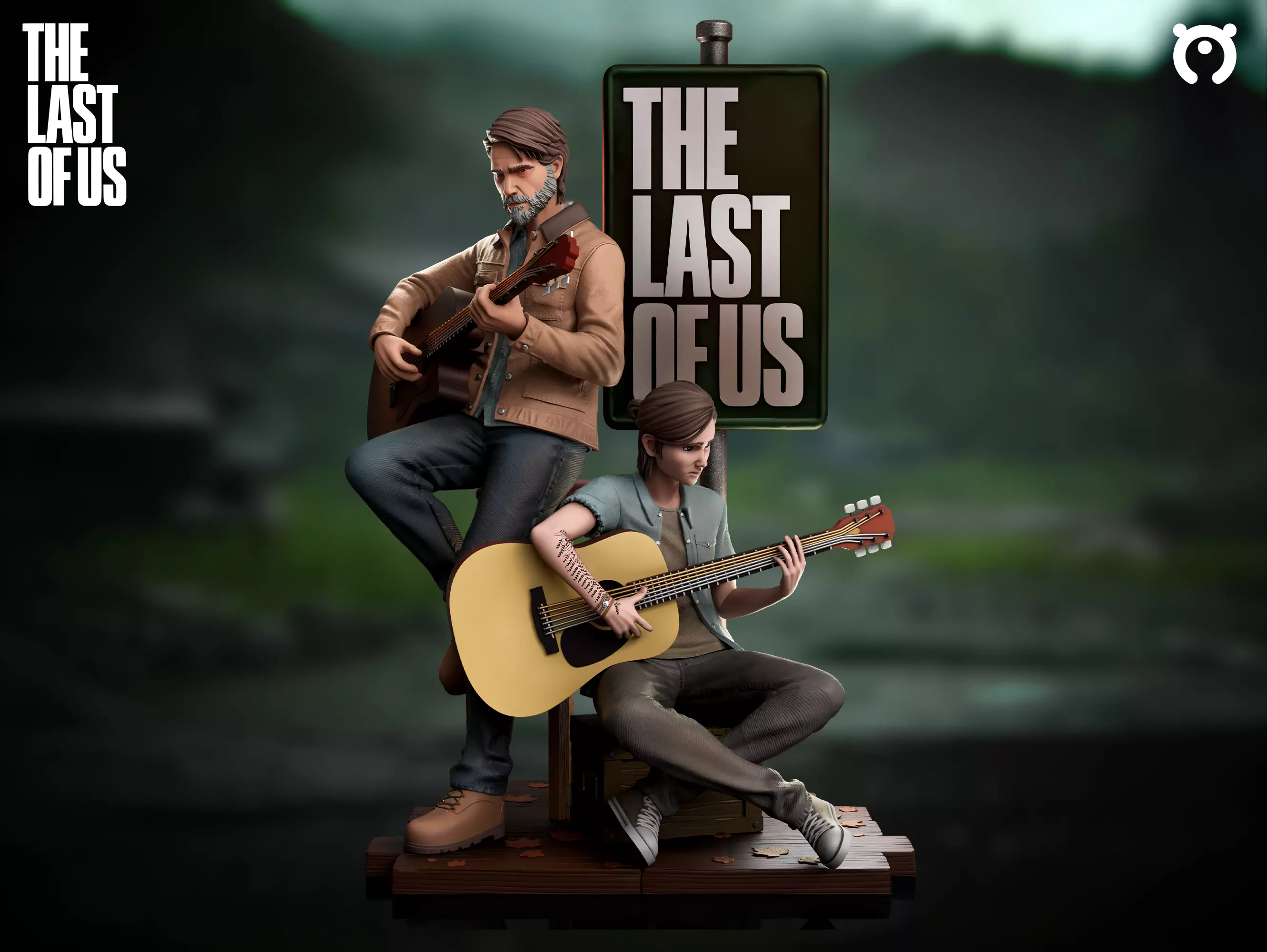 Joel y Ellie - The Last of Us 2 3D print model