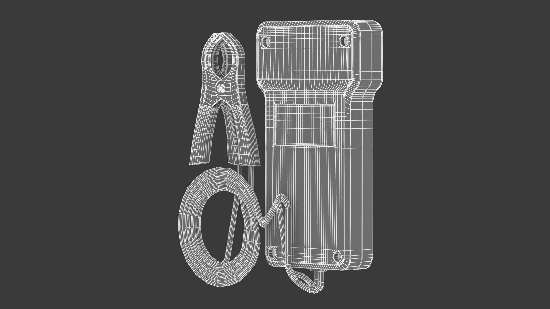 Garage Battery Tester 3D model_12