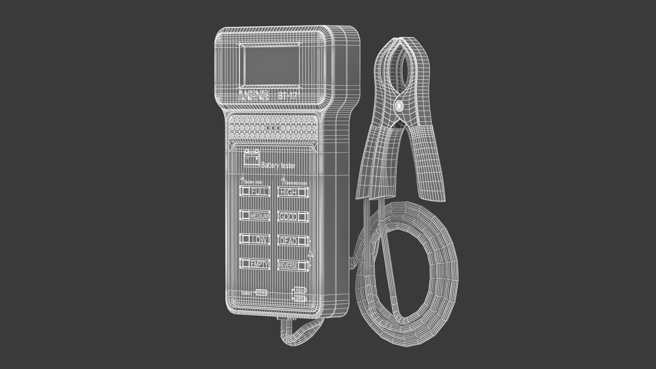 Garage Battery Tester 3D model_16