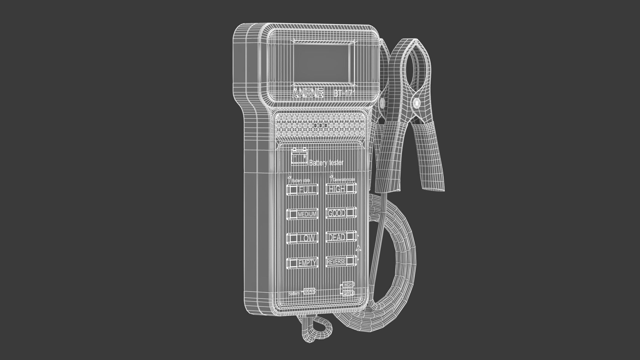 Garage Battery Tester 3D model_10