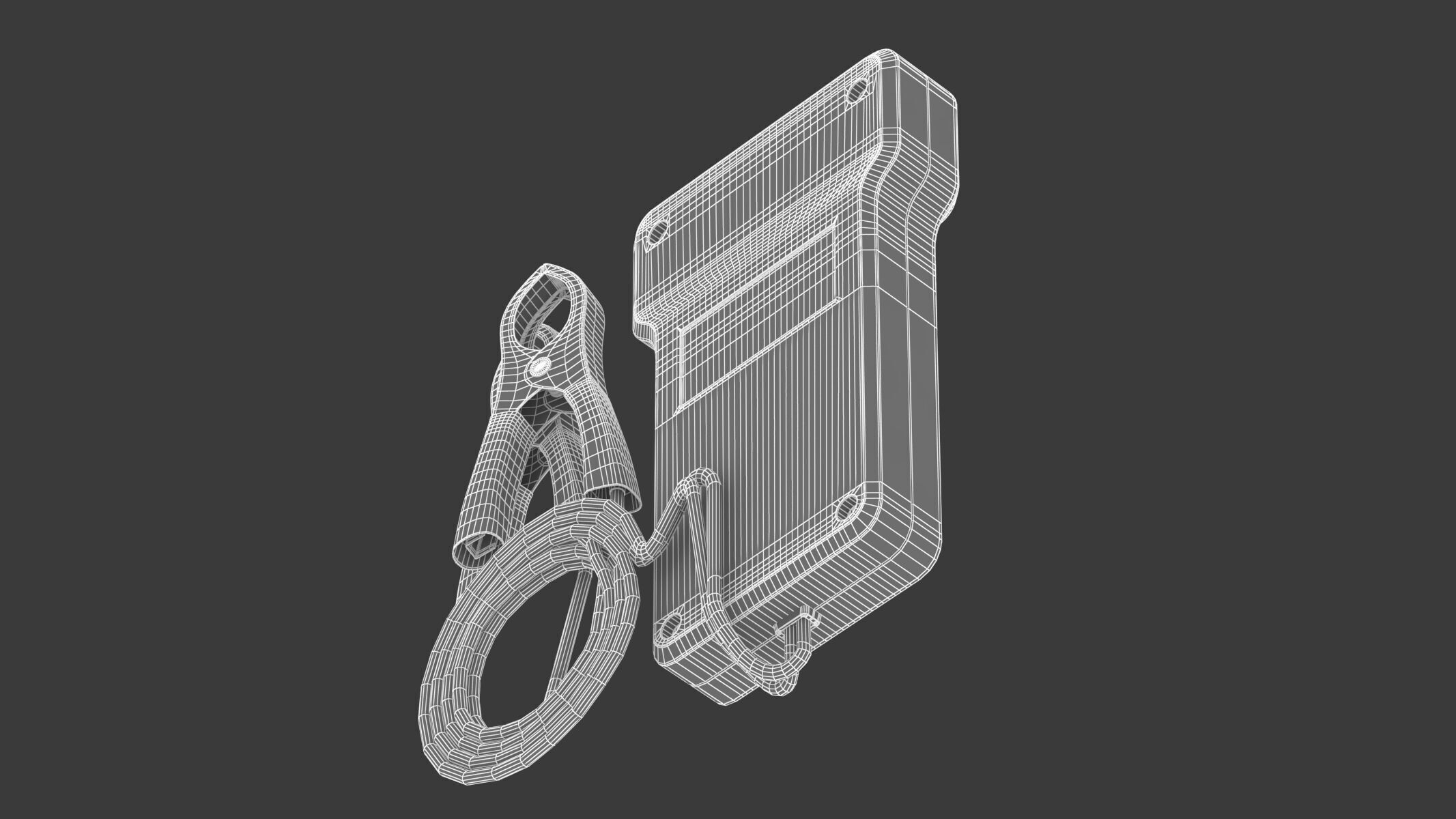 Garage Battery Tester 3D model_19