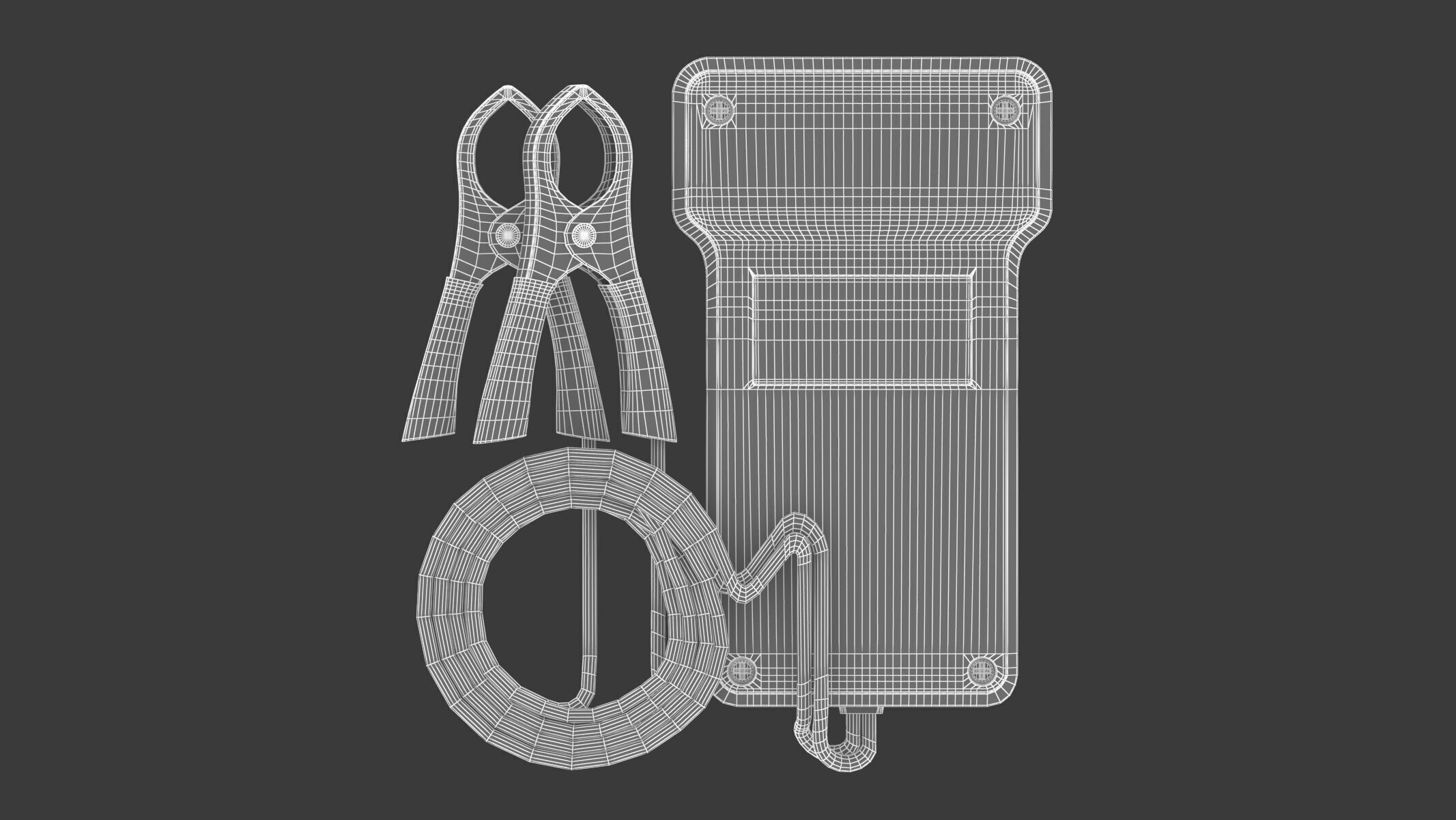 Garage Battery Tester 3D model_13