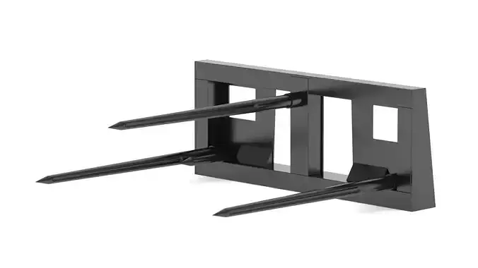 Skid Steer Bale Spear 3D model