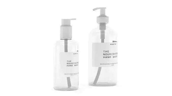 Bottle And Pump Generic 013 3D model