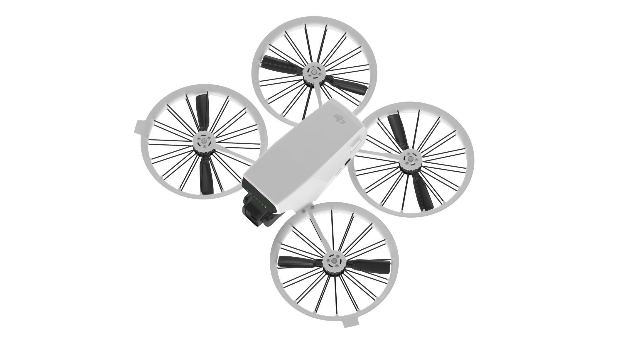 DJI Flip Mini Camera Drone Compact Aerial Quadcopter  3D model_8