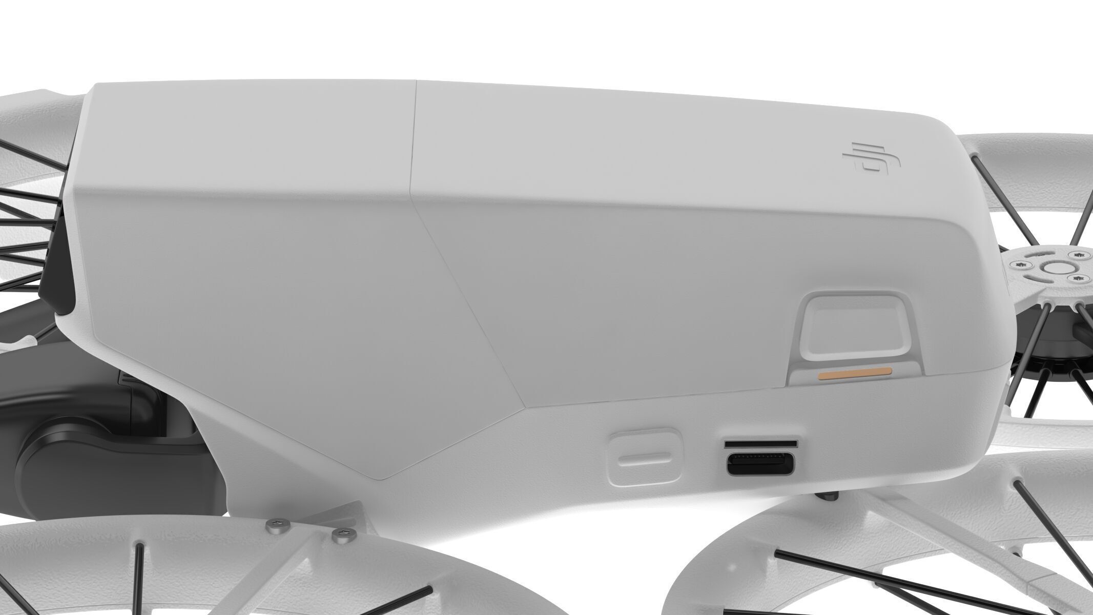 DJI Flip Mini Camera Drone Compact Aerial Quadcopter  3D model_17