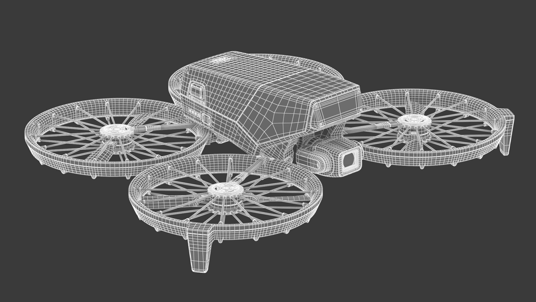 DJI Flip Mini Camera Drone Compact Aerial Quadcopter  3D model_22