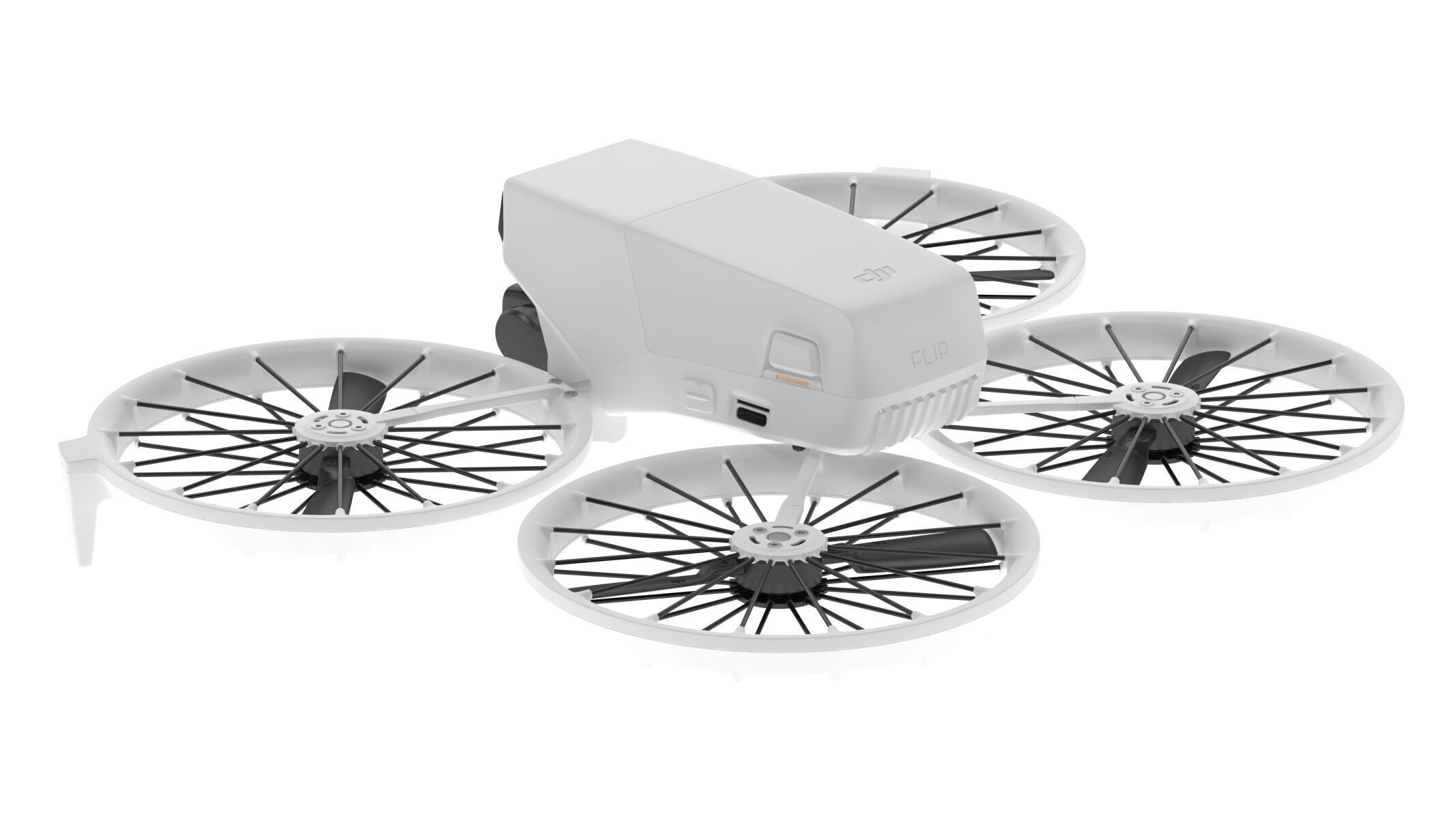 DJI Flip Mini Camera Drone Compact Aerial Quadcopter  3D model_6