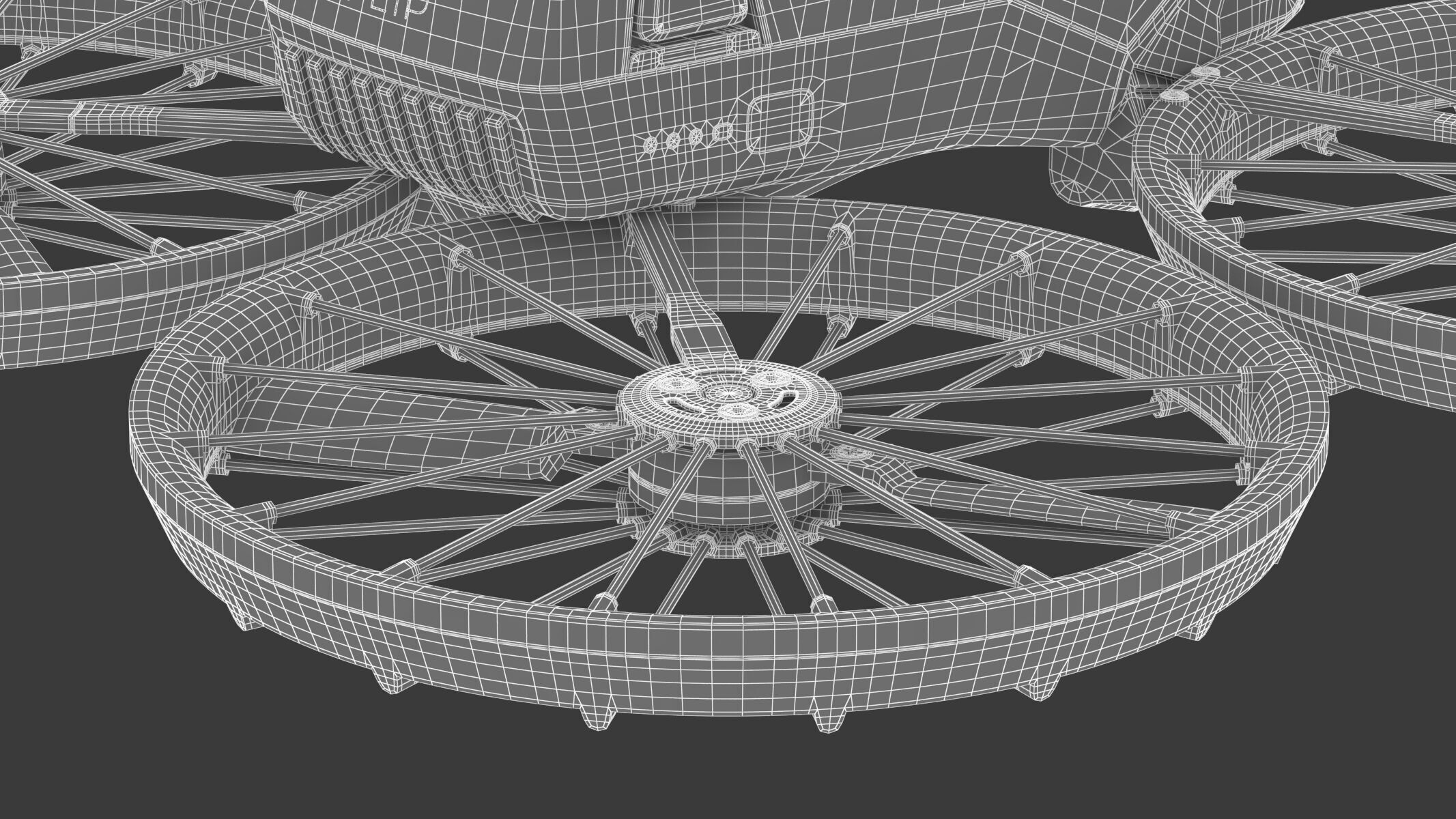 DJI Flip Mini Camera Drone Compact Aerial Quadcopter  3D model_34