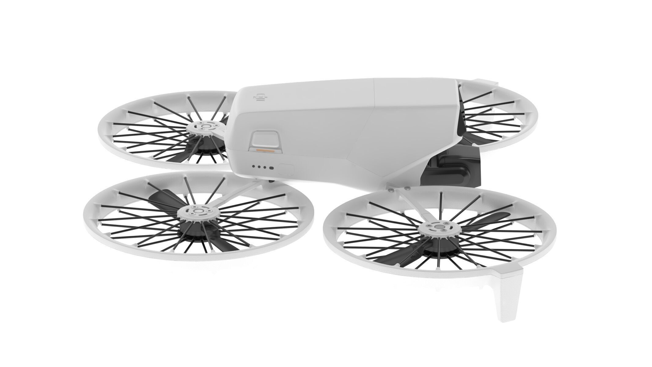 DJI Flip Mini Camera Drone Compact Aerial Quadcopter  3D model_3