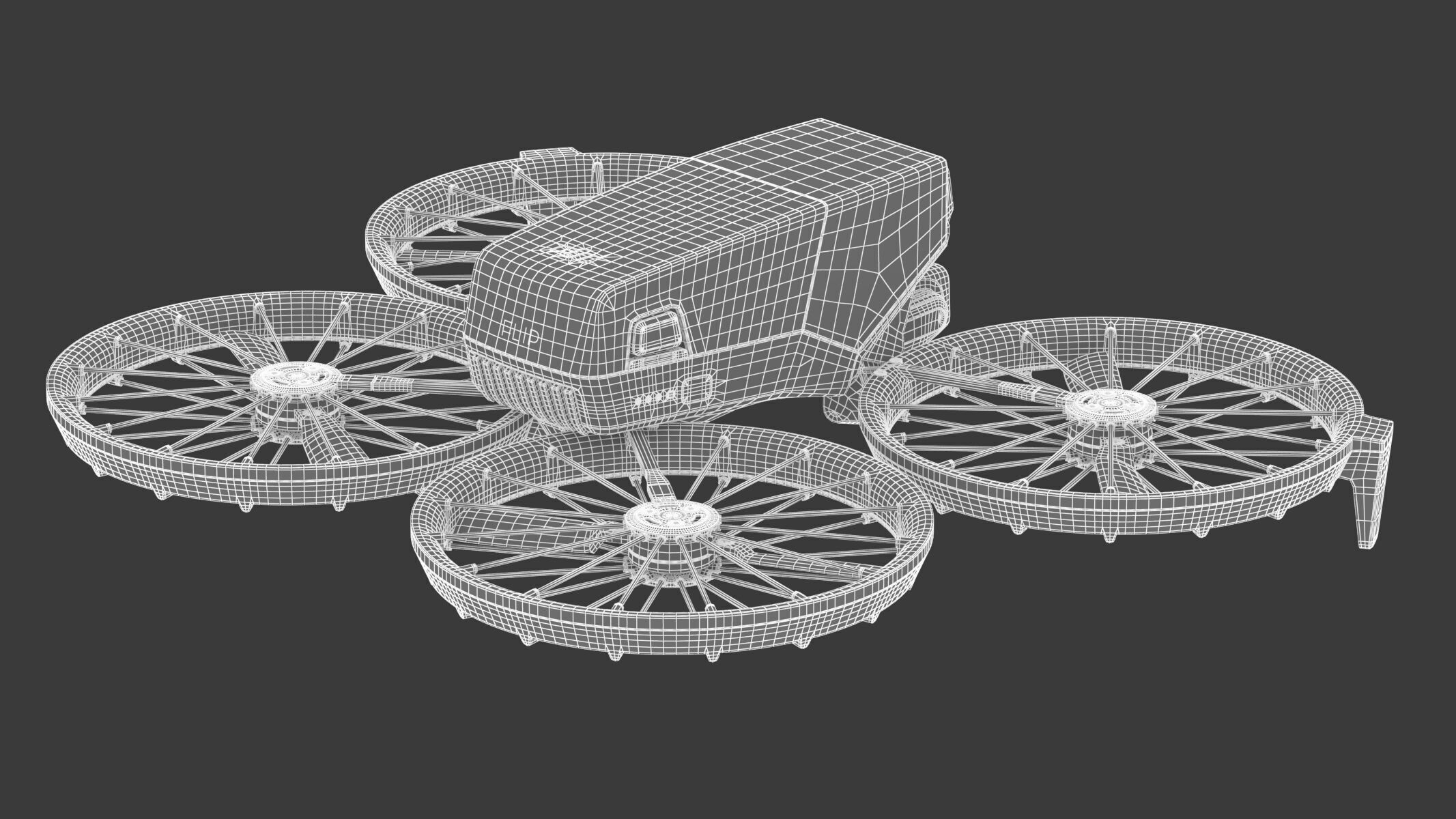 DJI Flip Mini Camera Drone Compact Aerial Quadcopter  3D model_24