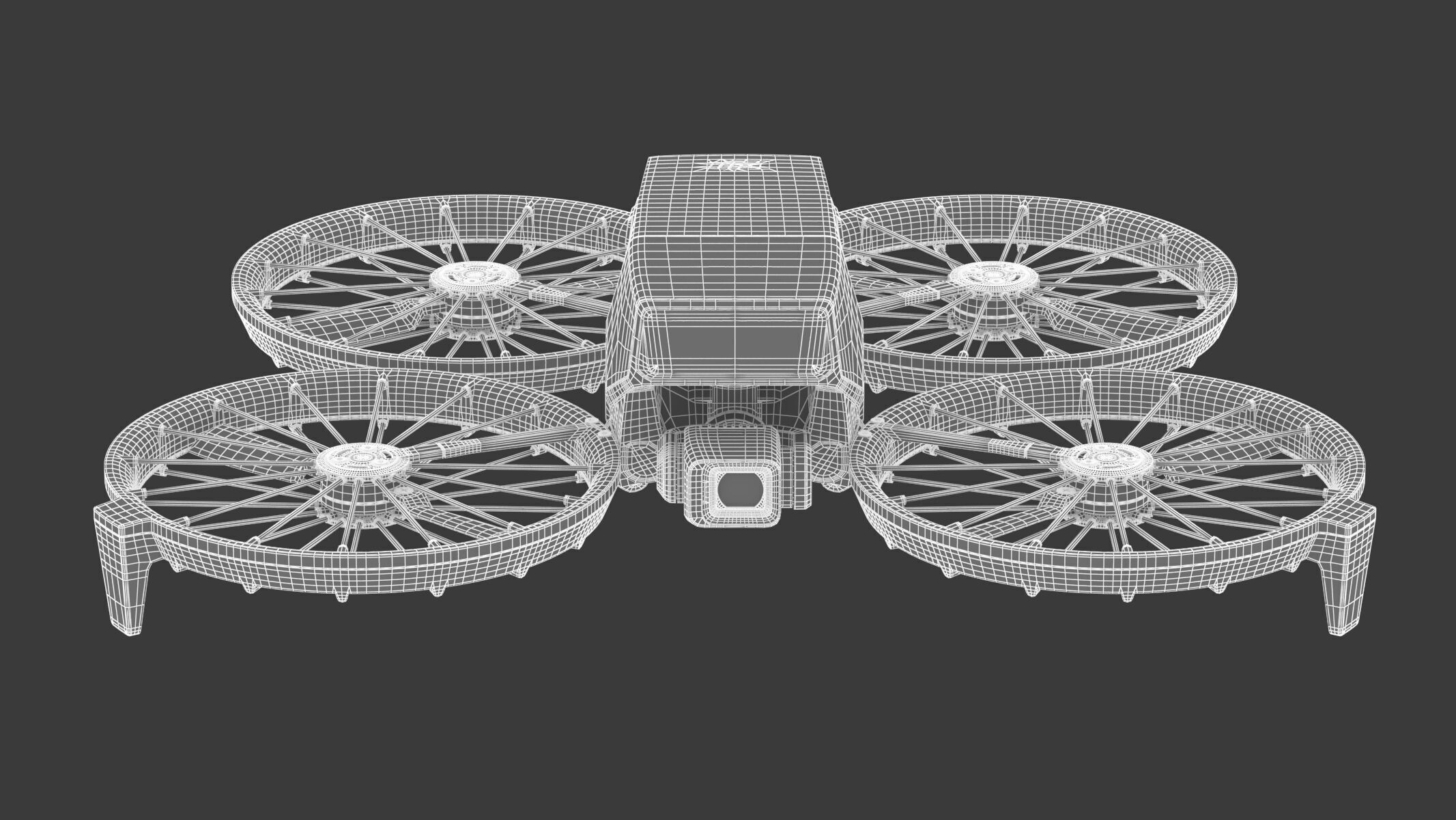 DJI Flip Mini Camera Drone Compact Aerial Quadcopter  3D model_21