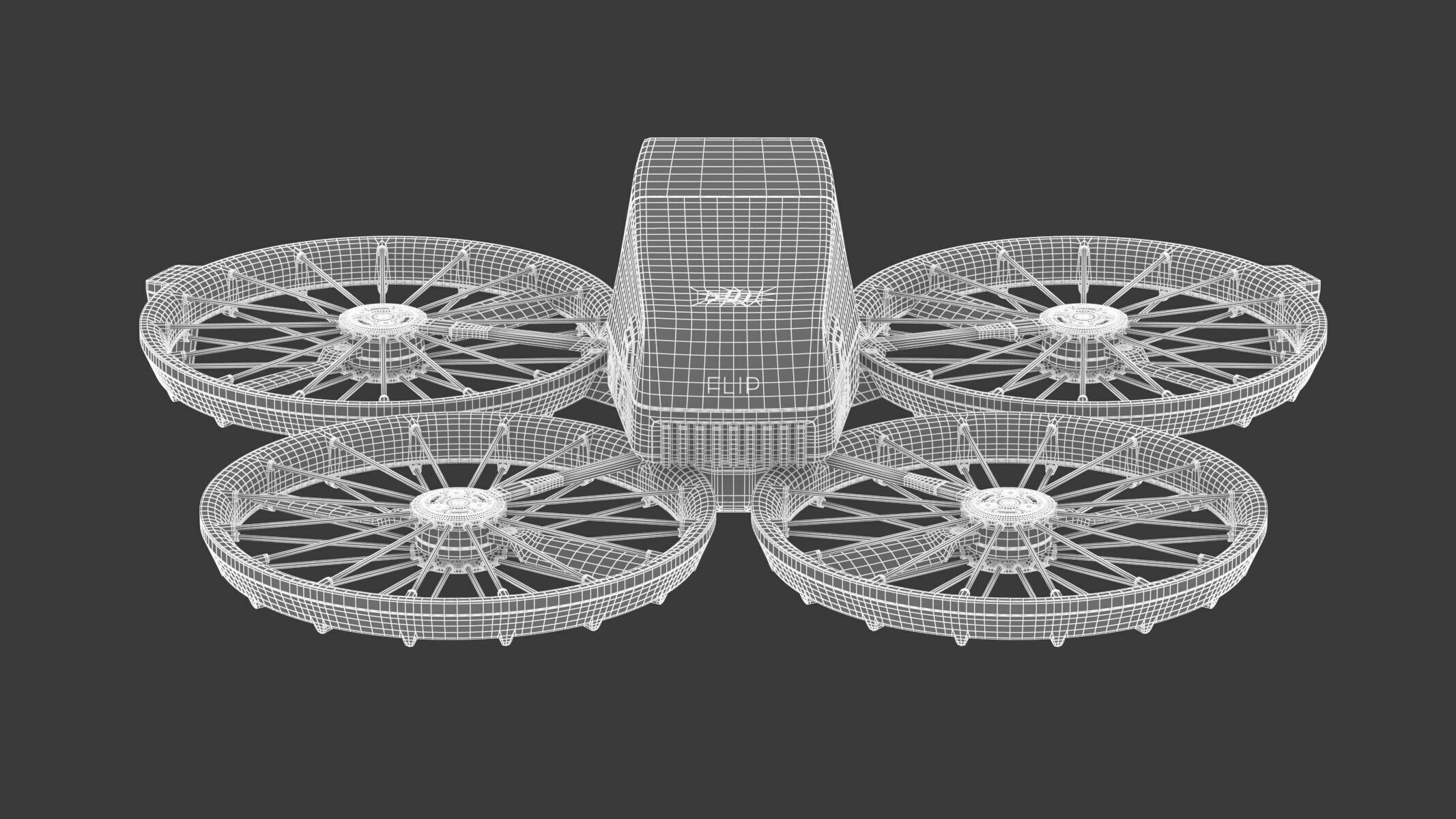 DJI Flip Mini Camera Drone Compact Aerial Quadcopter  3D model_25