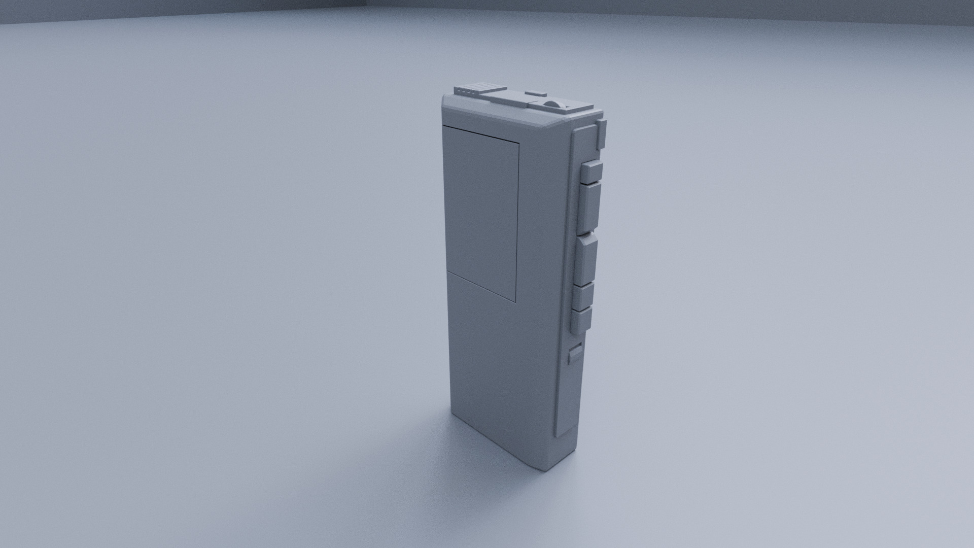 Hand Recorder Low-poly 3D model_6