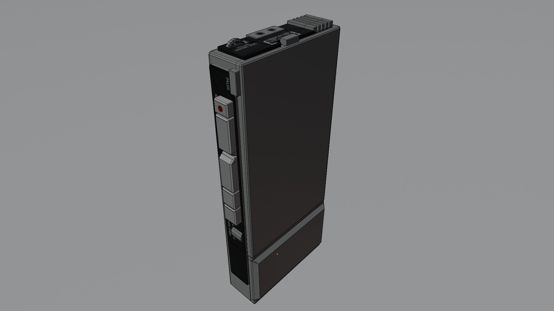 Hand Recorder Low-poly 3D model_4