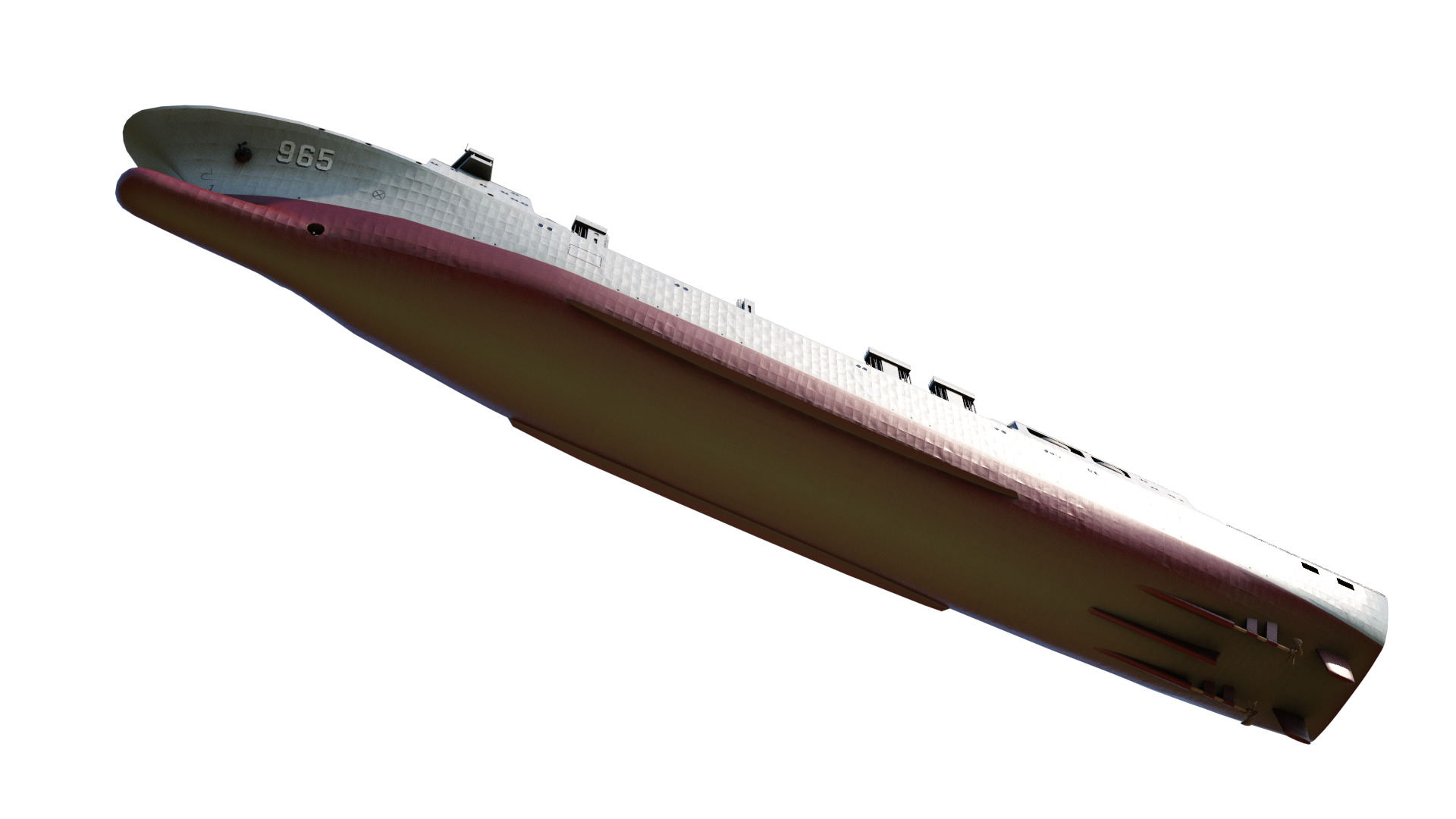 Chinese Navy Type 901 Replenishment Ship PLAN 901Class Low-poly 3D model_12