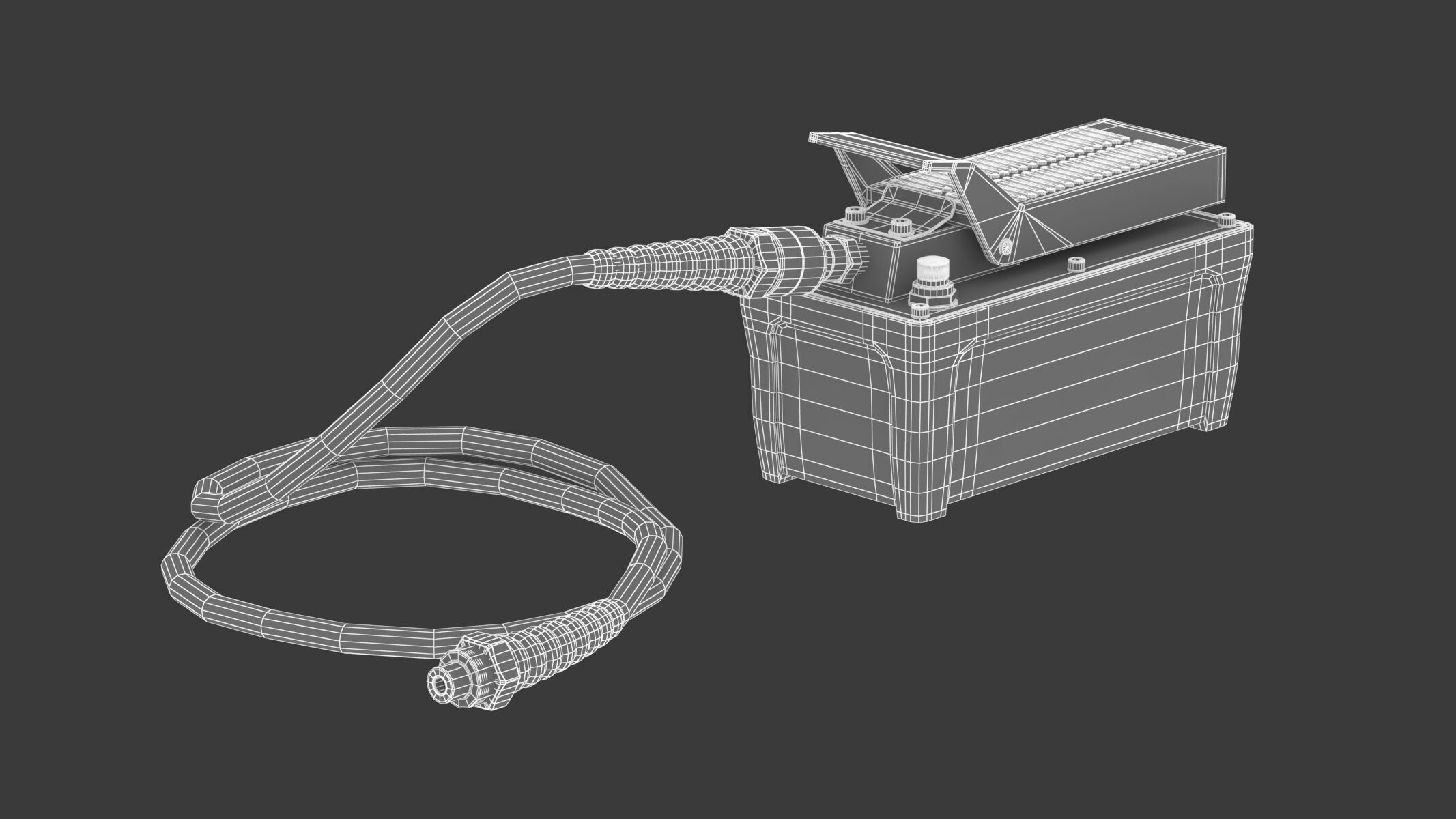 Garage Air Hydraulic Pump 3D model_14