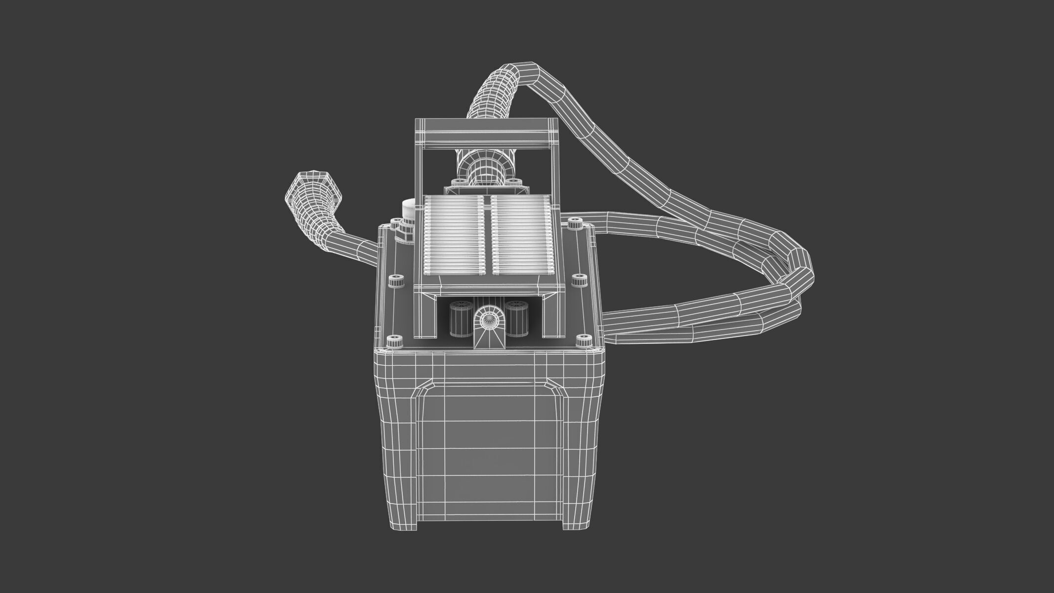 Garage Air Hydraulic Pump 3D model_11