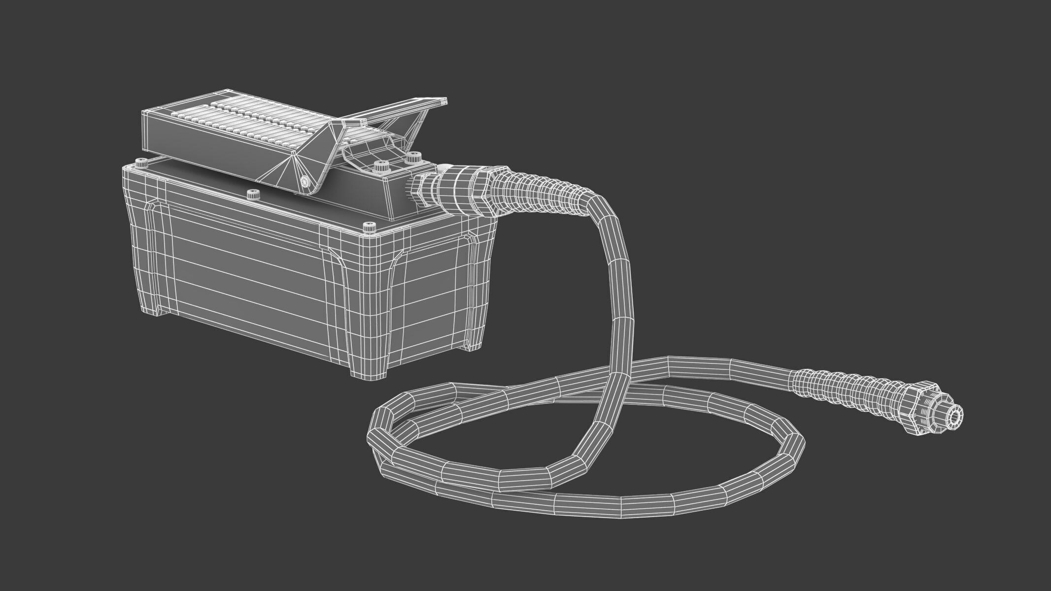 Garage Air Hydraulic Pump 3D model_16